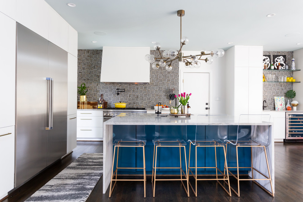 Design ideas for an eclectic kitchen in Raleigh.