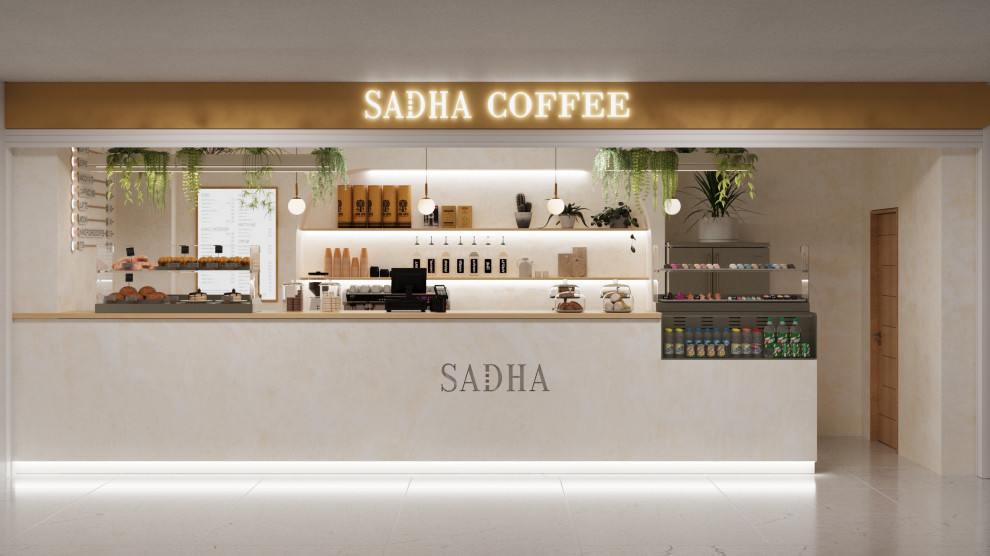 Проект кофейня "Sadha Coffeе", 2023