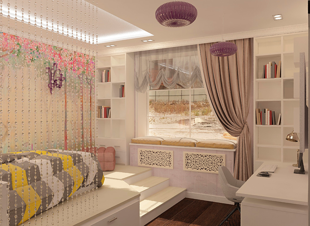 Комната девочки 9 лет в частном доме