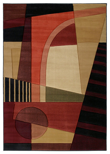 Contours Urban Angles Rug, (510-20745), 2'7