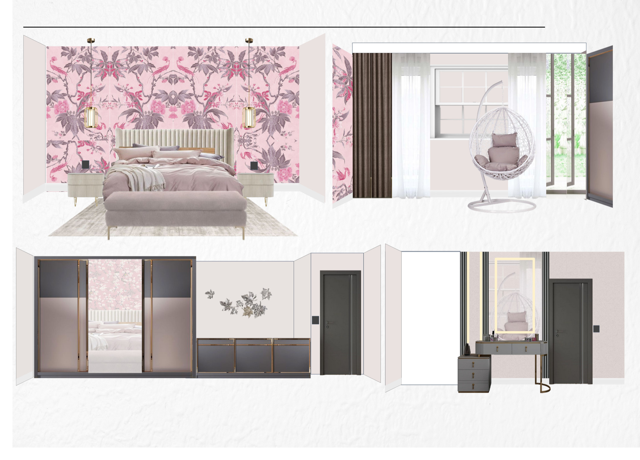 Modern Girls Bedroom Makeover in Tooting