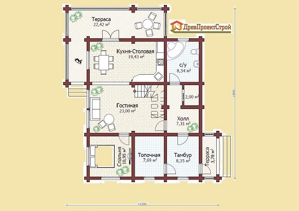 Проект дома № 52
