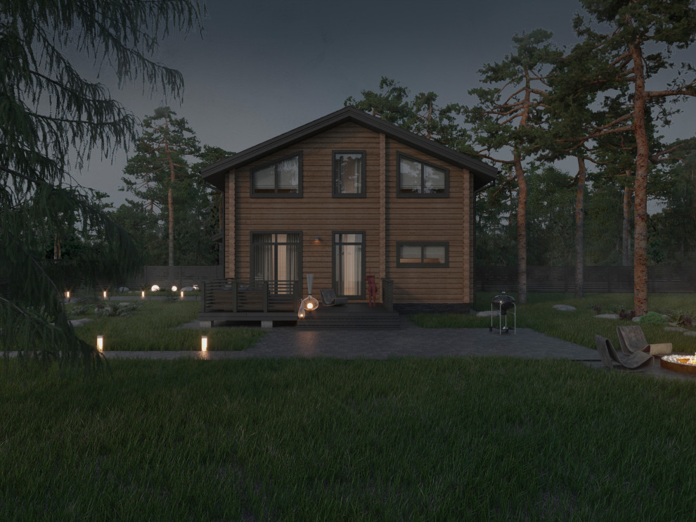 Двухэтажный жилой дом