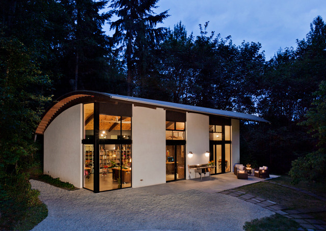 Ames Lake Studio contemporaneo-fachada