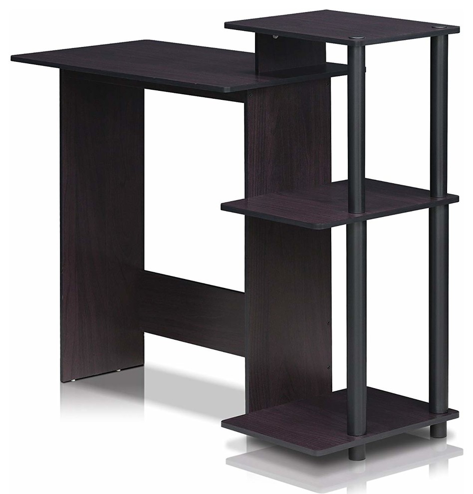Furinno 11192DWN Efficient Home Laptop Notebook Computer Desk, Dark