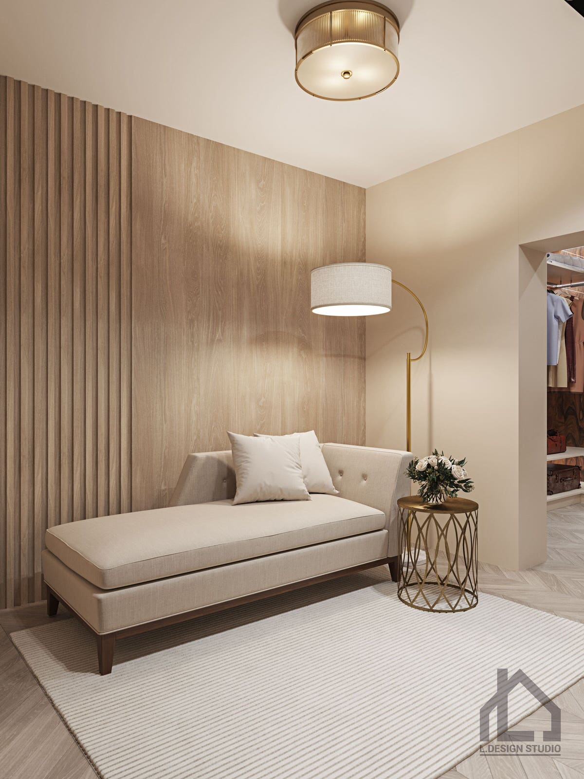 Гардеробная в современном стиле