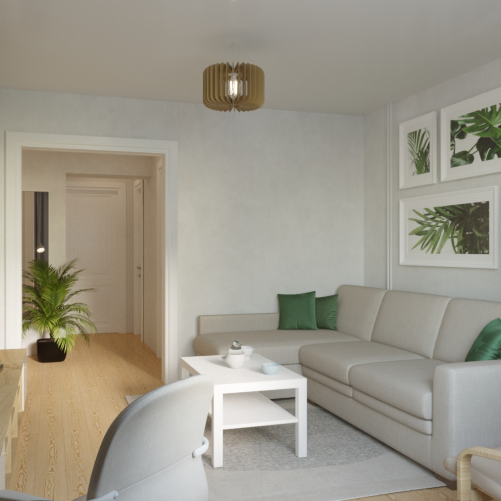 Полный проект двухкомнатной квартиры