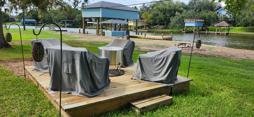 Custom New Home with Small Pier