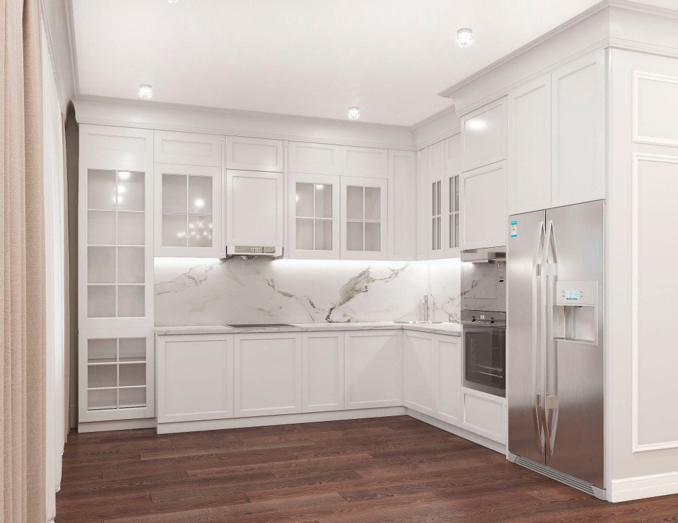 Итоговая визуализация проекта интерьера трёхкомнатной квартиры