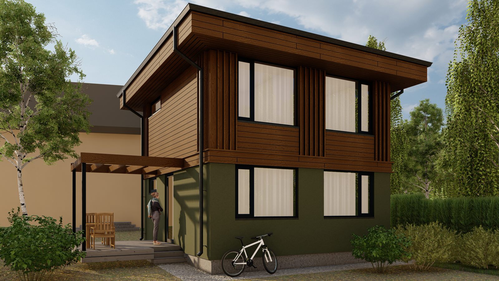 Дача в лесу