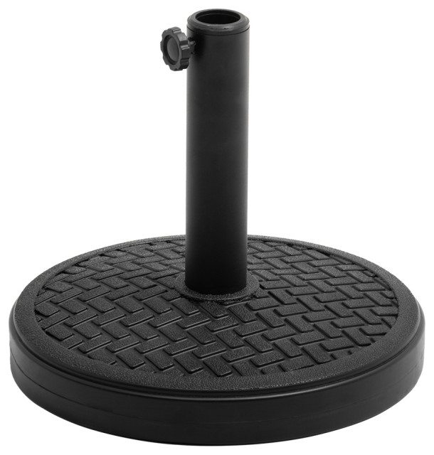 30lbs Heavy Duty Outdoor Patio Market Umbrella Base Round Cement