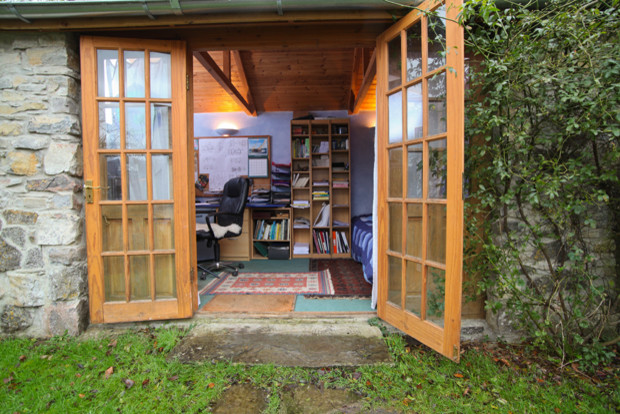 Willow Barn lantlig-fasad