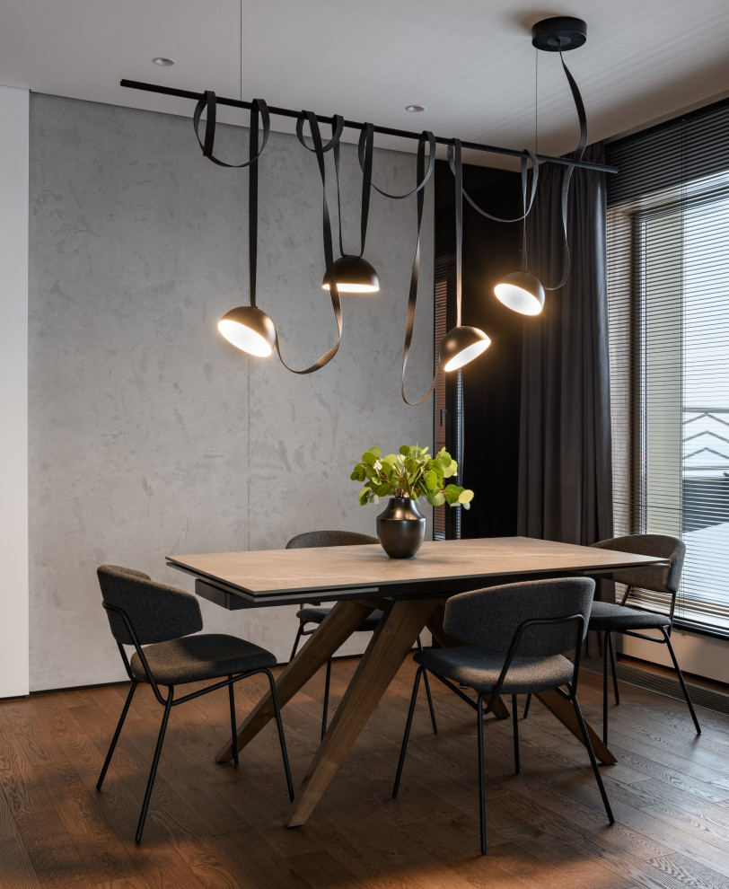 Брутальная трехкомнатная квартира 90 кв.м. с видом на реку