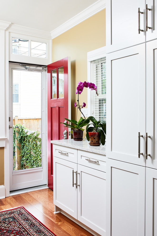 Inspiration for a transitional home design remodel in DC Metro