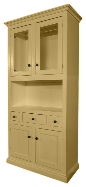 Modern Dining Hutch and buffet, Cupola Yellow