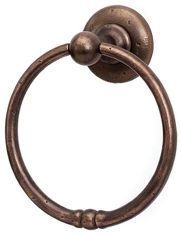 Alno Bath Rustic Towel Ring 6" in Rust Bronze