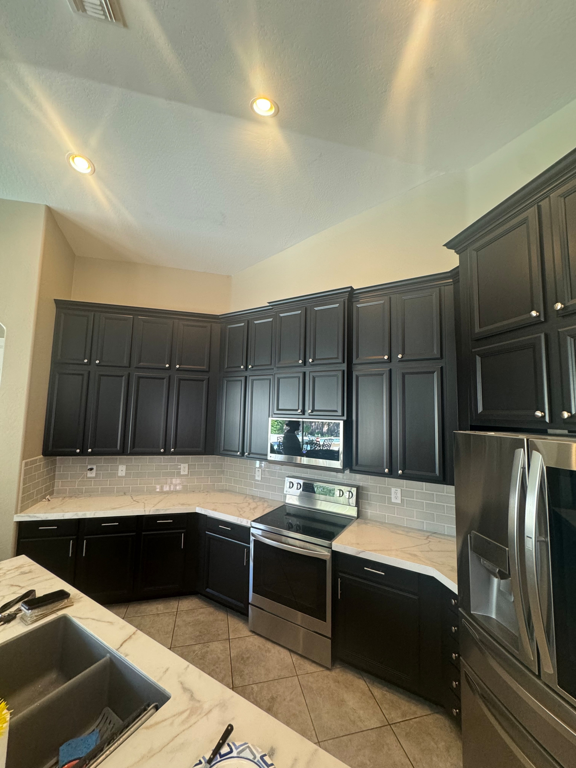 Kitchen Cabinetry Painted Black