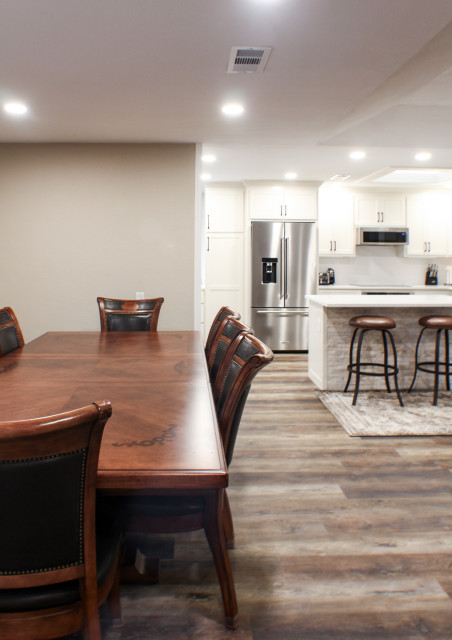 Kitchen Remodel and Wall Removal - Mansfield, TX casa-de-campo-comedor