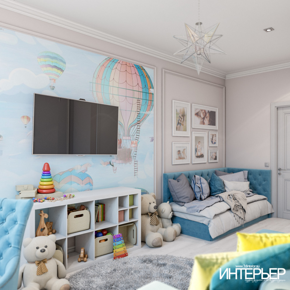 Дизайн-проект детских комнат в квартире г.Кисловодск