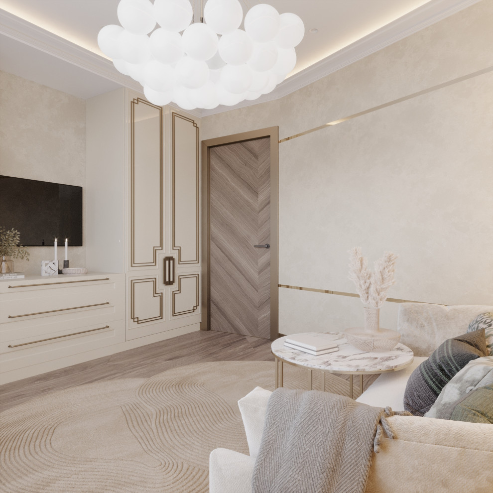 ДИЗАЙН ИНТЕРЬЕРА КВАРТИРЫ В ЖК ЛИЦА, 125 КВ.М.