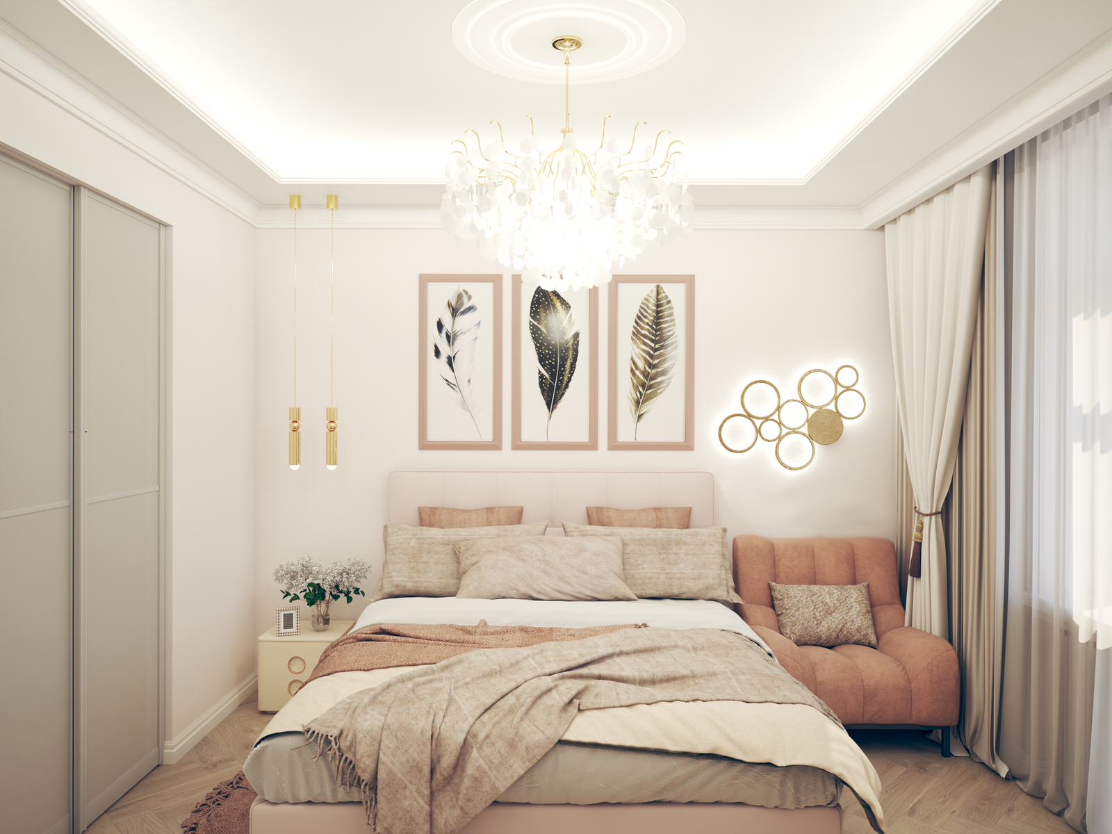 Неоклассика в 69 кв м