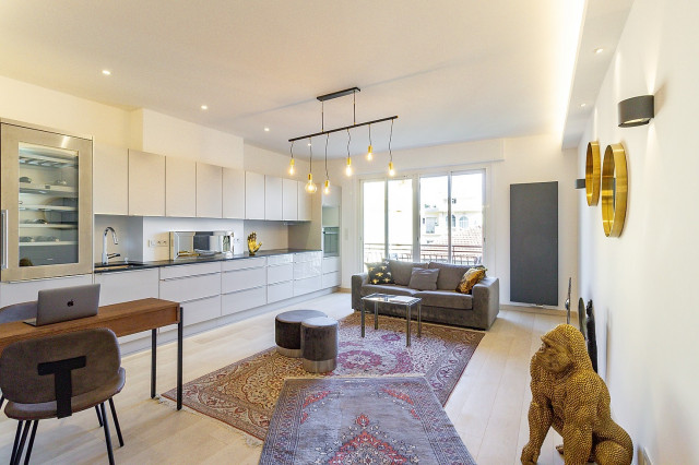 Appartement "D" contemporary-vardagsrum