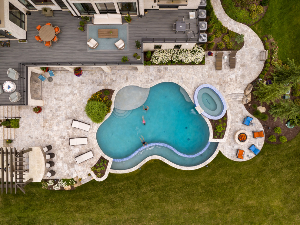 Inspiration for a transitional pool remodel in DC Metro