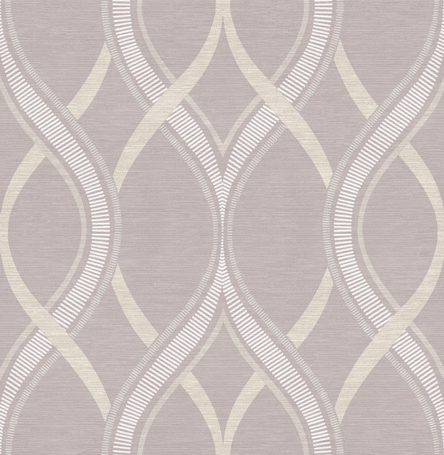 Frequency Lavender Ogee Wallpaper Bolt