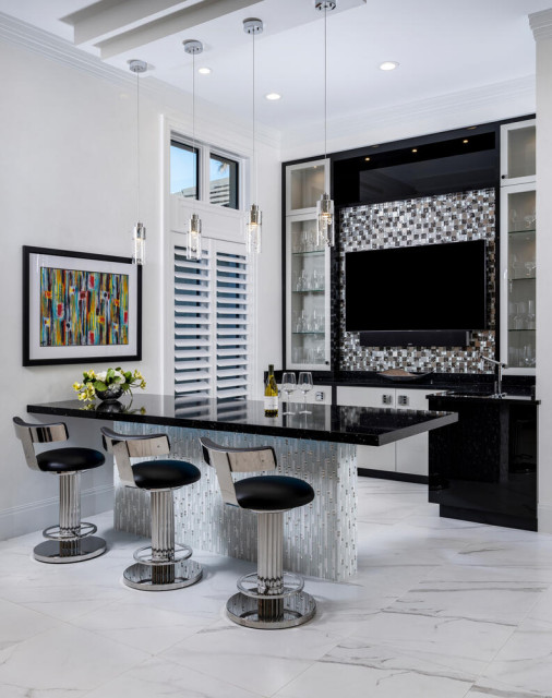 Breakwater modern-hausbar
