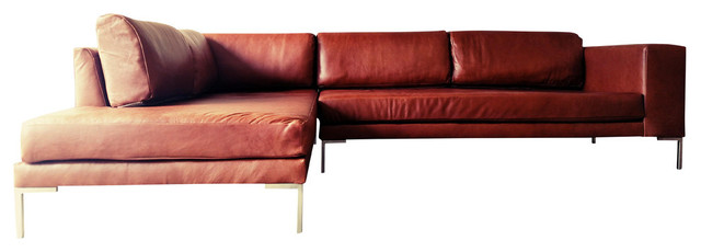 Saddle Brown Sofa Chaise Leather Sectional Contemporary Saddle Brown Sofa Chaise Leather Sectional
