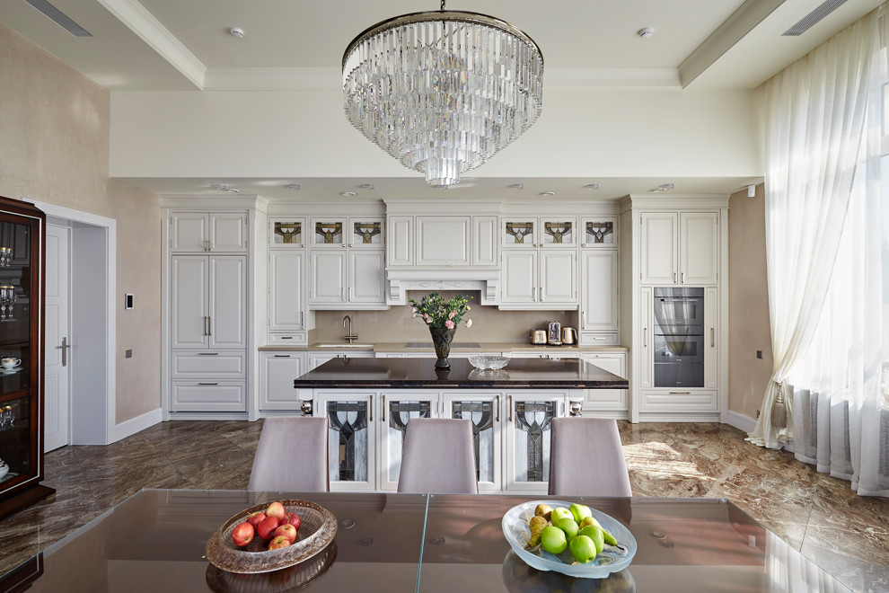 Кухня столовая в американском стиле