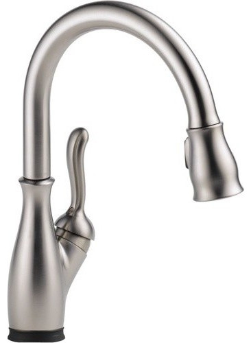 Delta Leland Kitchen Faucet, Touch2O, ShieldSpray, Spotshield Stainless