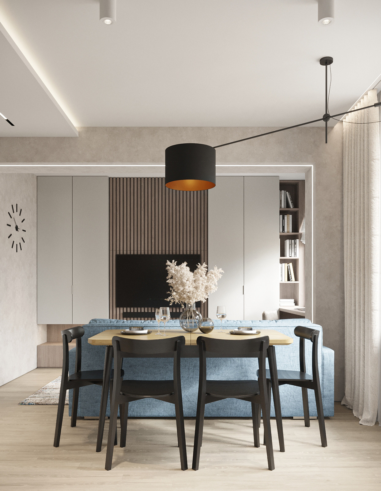 Проект квартиры ЖК "Новая Династия" 43 м.кв.