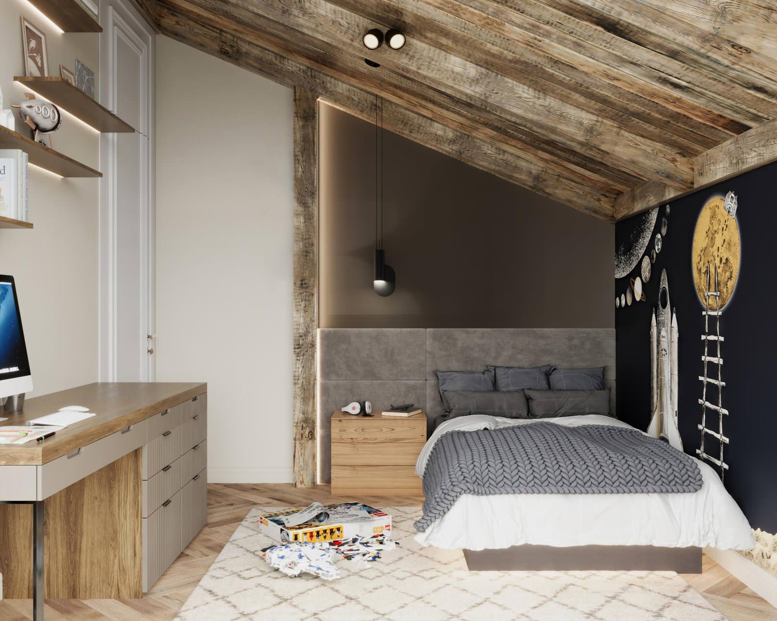 Интерьер дома в КП "Лагри Парк"