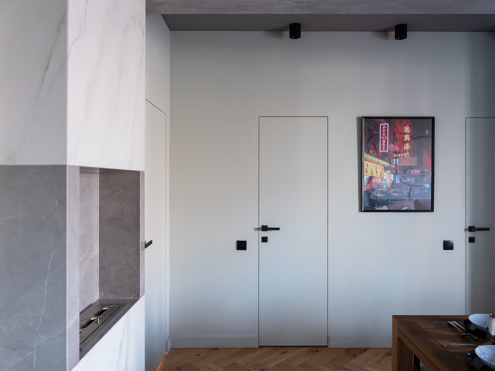 Встроенная вытяжка Konigin Flatbox Black 60 в ТВ проекте.