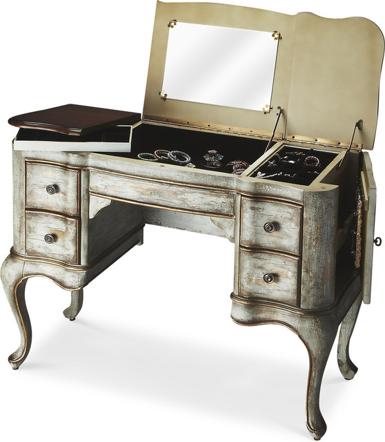 Butler Charlotte Vanity, Vanilla And Cherry View in Your Room! Houzz