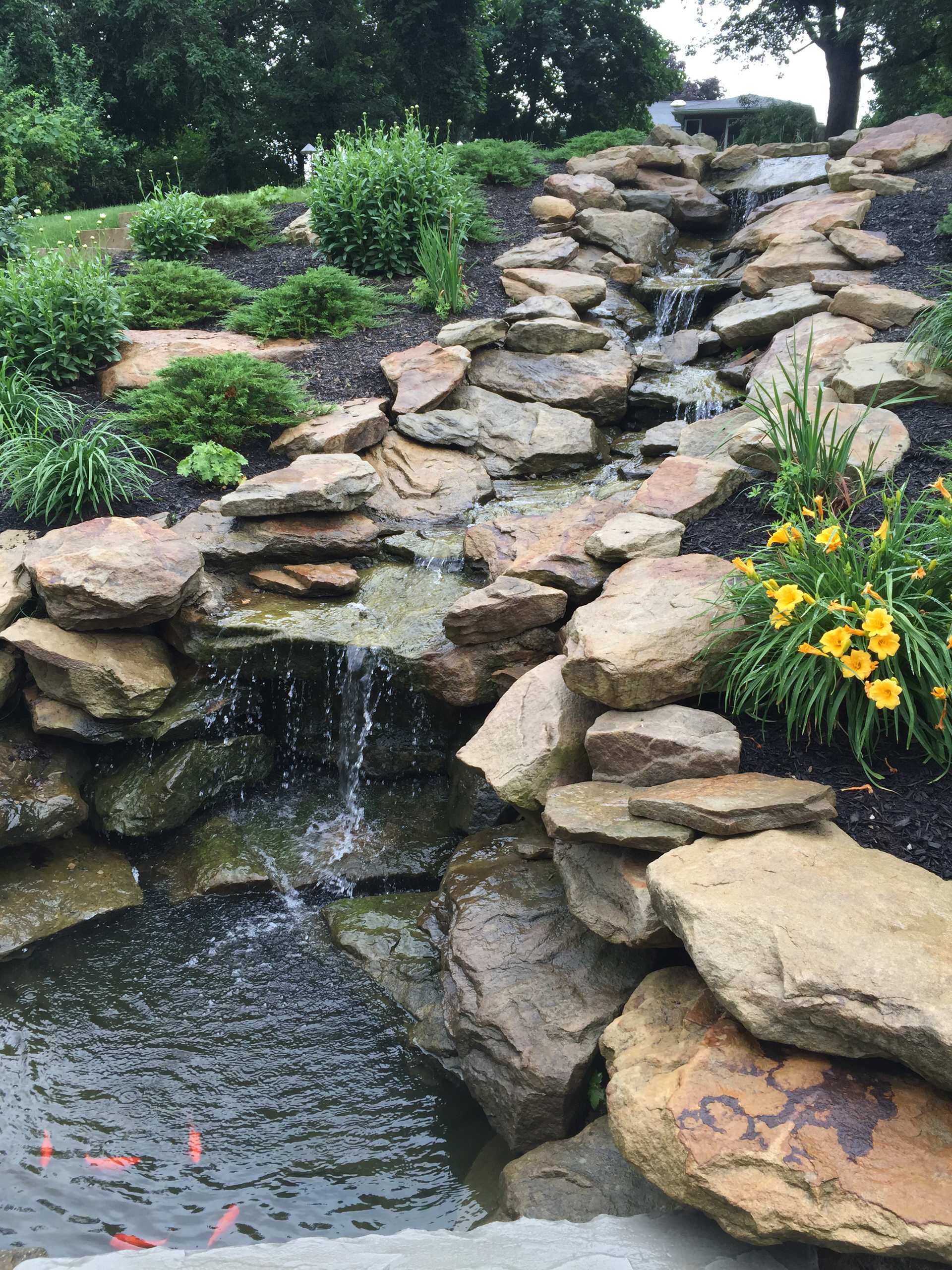 Ponds and Waterfalls