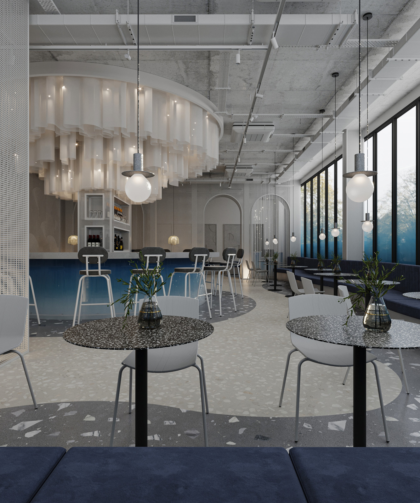 Дизайн-проект ресторана в Москве