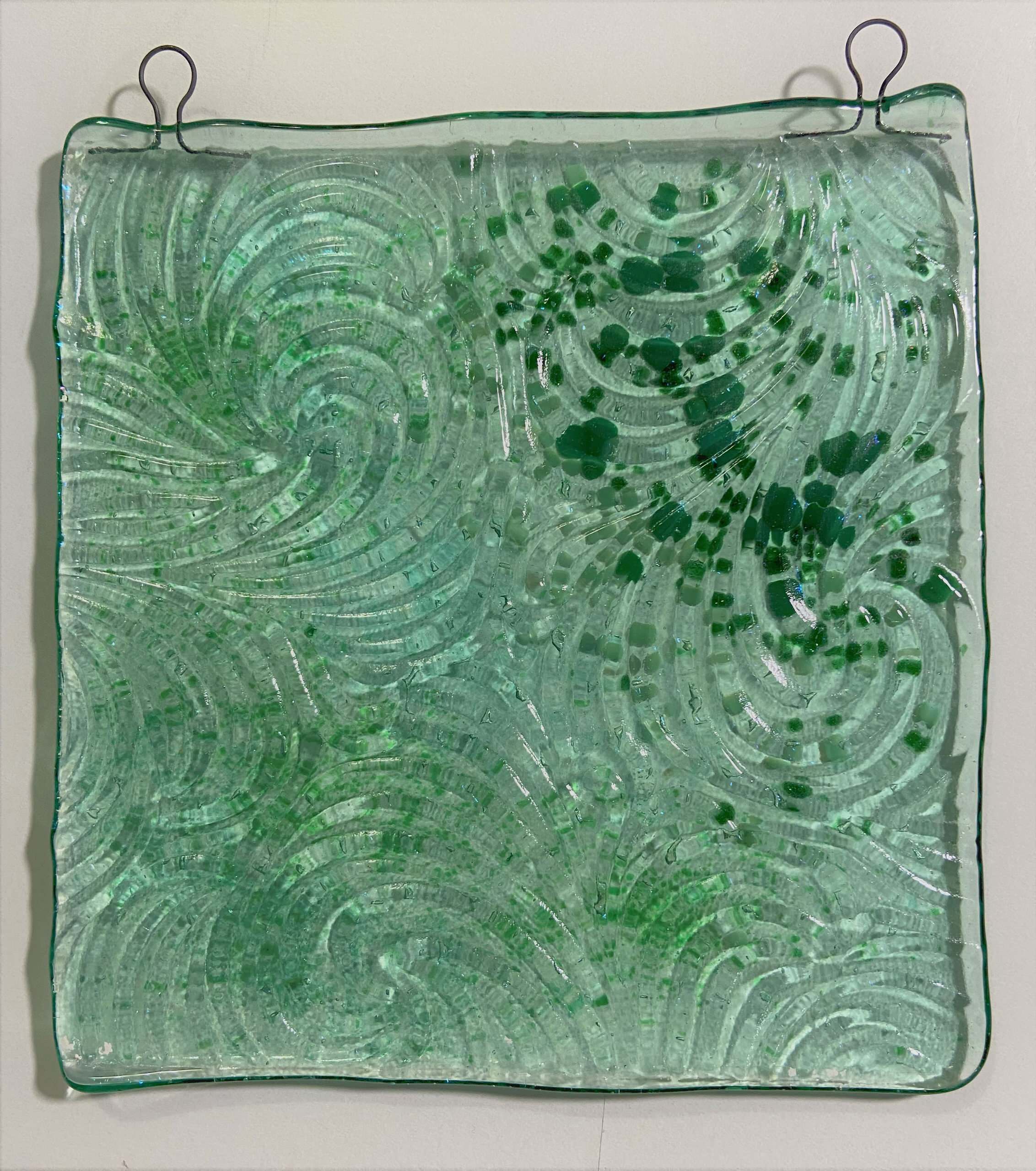 Hanging Green Swirls Imprint