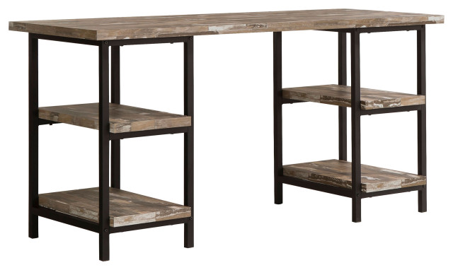 Kemper 4-shelf Writing Desk Salvaged Cabin - Industrial - Desks And ...