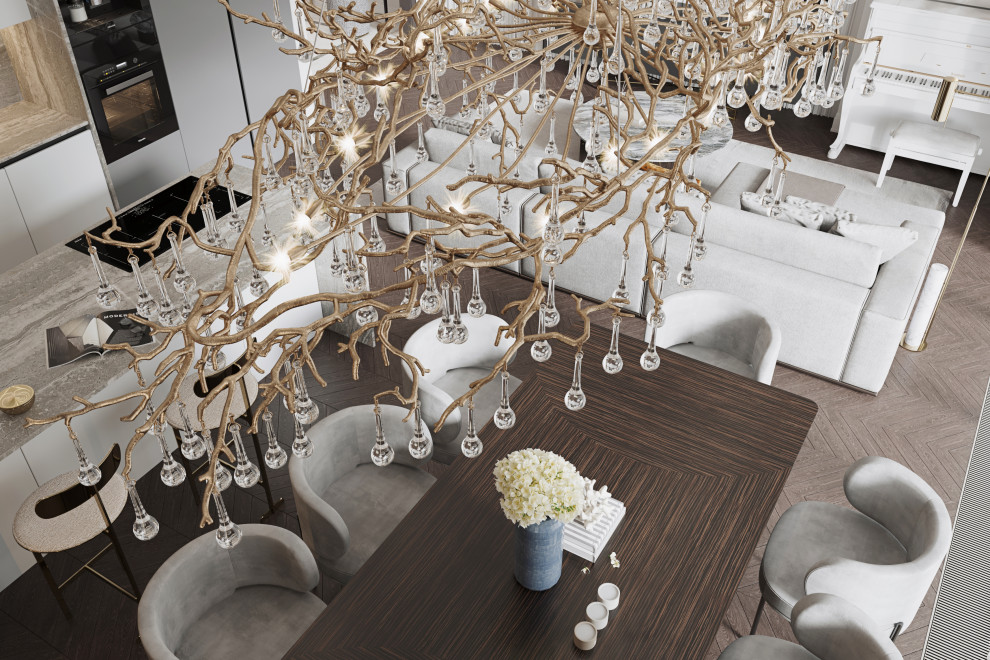 Дизайн-проект квартиры в ЖК "Императорский яхтъ-клуб"