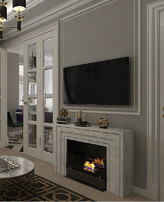 Визуализация камина.