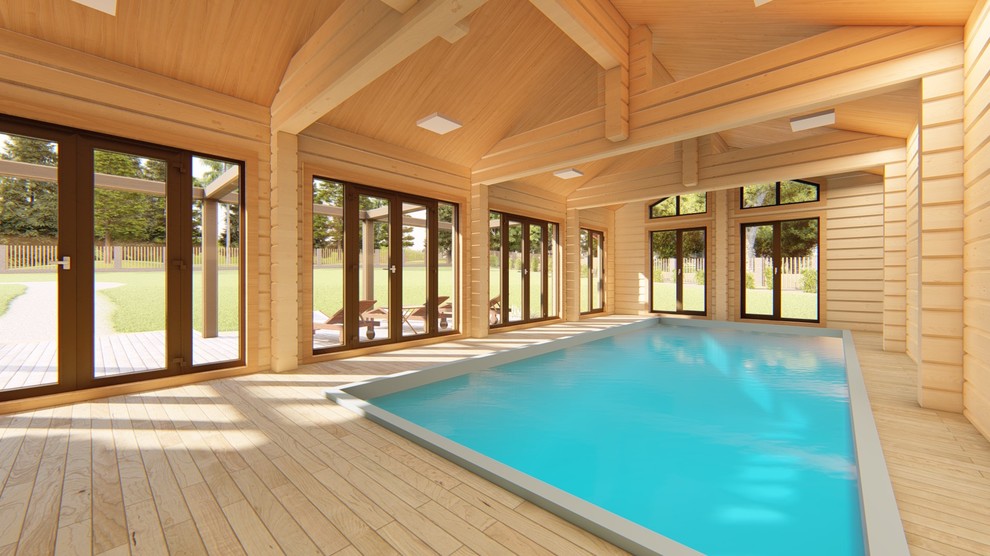 Банный комплекс с бассейном