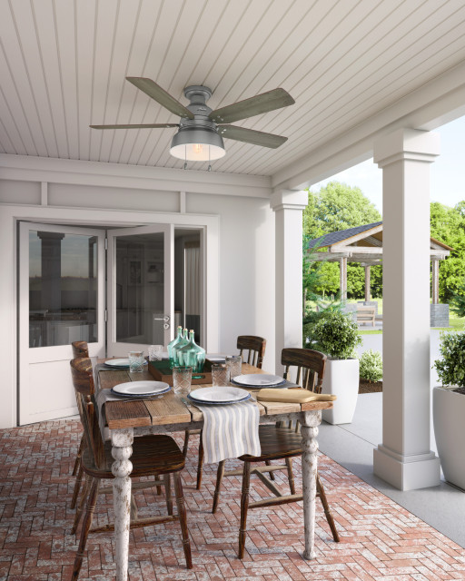 Farmhouse Remodel Porch Ceiling Fans - Farmhouse - Other - by Hunter Fan  Company | Houzz