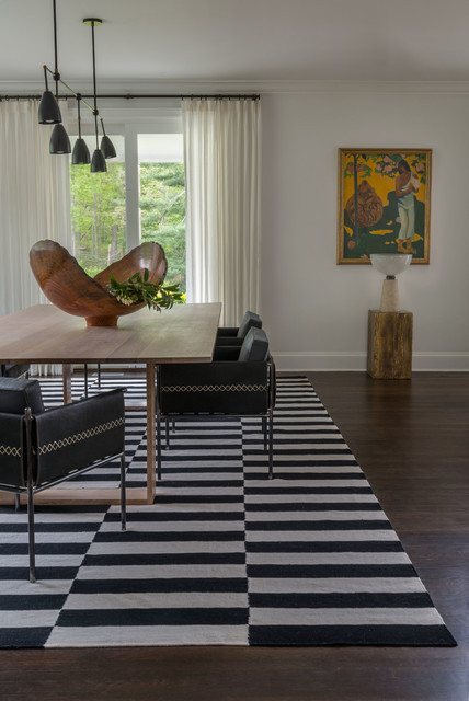 East Hampton contemporary-dining-room