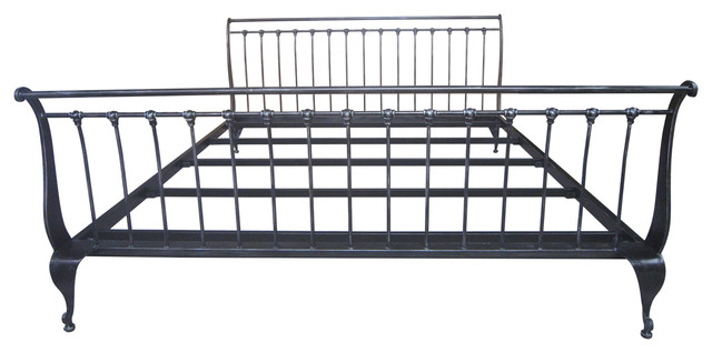 Wrought Iron Bed Frame King, Black Wrought Iron King Bed Frame