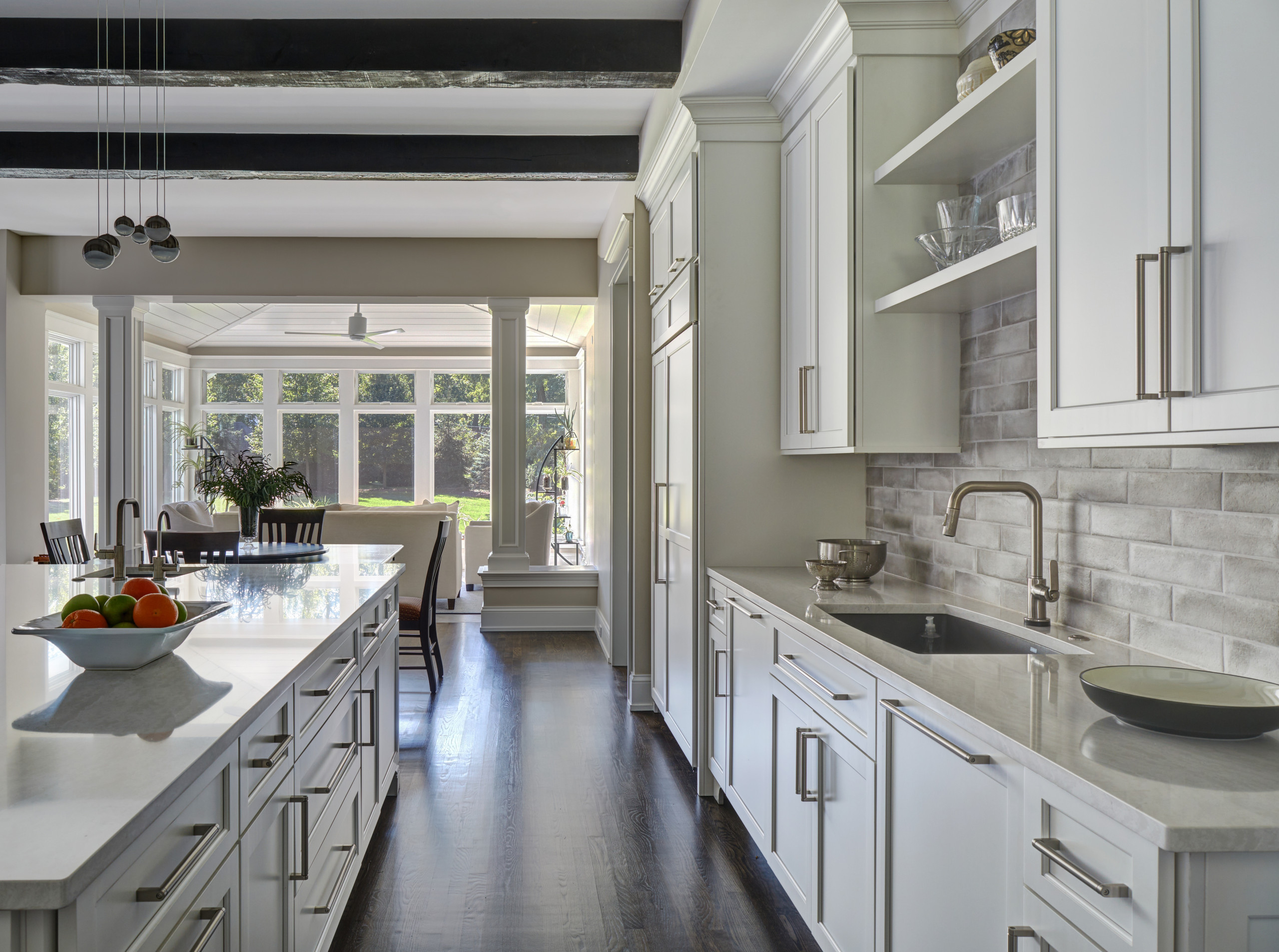 Kitchen, Breakfast Room, and Sunroom