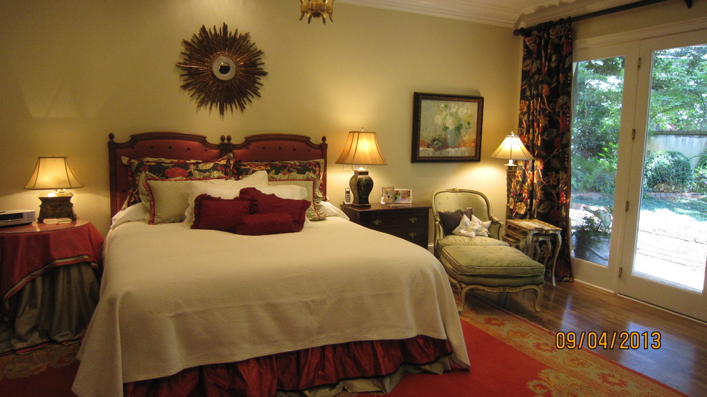 Traditional bedroom in Atlanta.