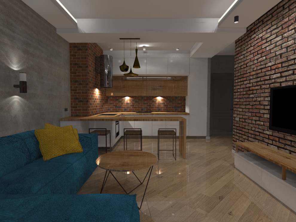 Кухня гостиная