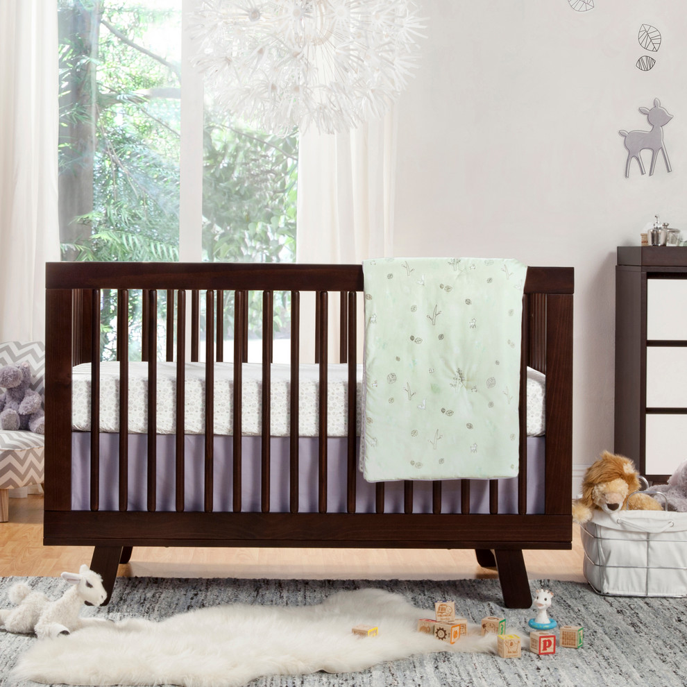 Hudson 3-In-1 Convertible Crib With Toddler Bed Conversion Kit ...